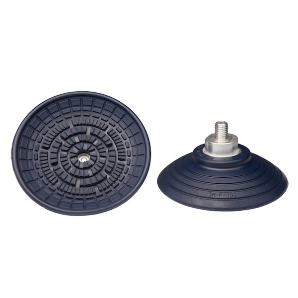 Fipa Flat vacuum cup diam. 100 mm, NBR blue, fitting M10-male 103.100.063.1 - main